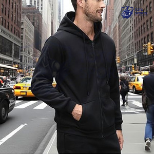 Sweat-shirt décontracté pour homme, doublé en polaire, respirant, prix raisonnable, tendance, haute qualité, meilleur service, nouvelle arrivée, fermeture éclair - Product Image 6