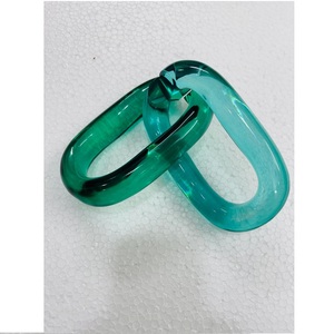 resin art decorative The colorful new <b>Design</b> Resin chain Links big size and short size available and customization Logo - Product Image 4