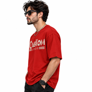 Camiseta de Manga Corta a Rayas para Hombre, Cuello Redondo, Tejido de Punto, Corte Regular, 100% Algodón, Transpirable, Uso Diario, 100% Algodón, Personalizada - Product Image 4