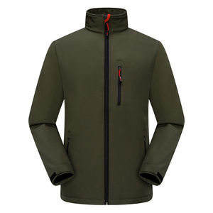 2025 Latest Design Hot Selling <b>Men's</b> Windproof Waterproof Softshell Bomber <b>Jacket</b> for Spring Autumn Outdoor Sports - Product Image 2