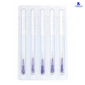 Agujas de Acupuntura K-Star KTN50 Tony, Paquete de 100 Unidades en Tubo Individual, 0.25x50mm, Agujas Desechables Estériles - Product Image 3
