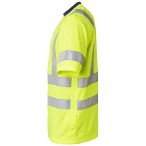 <b>Top</b> Selling High Visibility Workwear Unisex Safety T-Shirts Short Sleeve <b>Reflective</b> Tape Security Worker Construction T-Shirts - Product Image 3