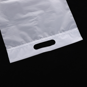 <b>Clothes</b> Packaging <b>Pvc</b> Clear Zipper High Quality New Custom Luxury Frosted White Shipping Bag With Logo - Product Image 5