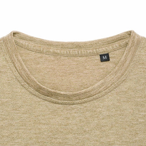 Camiseta de Hombre Slim Fit de Alta Calidad al por Mayor, de Poliéster y Algodón, Antiarrugas, Cuello Redondo, Costuras en Contraste, Talla Grande - Product Image 6