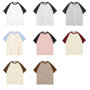 T-shirt vierge surdimensionné à manches courtes en toile 100 % coton respirant, personnalisable avec logo, coupe classique, poids lourd, design de fabricant - Product Image 5