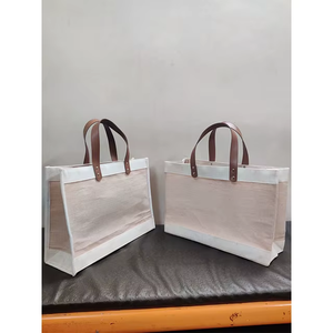 Bolsa de Lona Personalizada con Logotipo de Diseñador |   Bolsa de compras plegable de yute con cremallera |   Regalos Ecológicos para Diwali y Suministro al por Mayor - Product Image 5