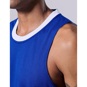 Ensemble de maillot de basket-ball unisexe ODM, débardeur sans manches avec short en mesh, respirant, séchage rapide, pour toutes les saisons, vêtements de sport pour adultes - Product Image 3