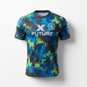 Maillots de sport en polyester sublimés sur mesure, respirants et légers, personnalisation complète du nom et du numéro de l'équipe à l'avant, livraison rapide - Product Image 6