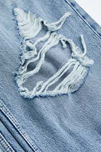 Nuevo diseño, jeans de mezclilla elásticos de cintura alta para mujer, talla grande, personalizados y de alta calidad. - Product Image 5