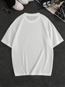 เสื้อยืดโอเวอร์ไซส์ผู้ชายแบบใหม่ แห้งเร็ว ระบายอากาศได้ดี คอกลม แขนสั้น สำหรับผู้ชายที่ต้องการเสื้อยืดโอเวอร์ไซส์คุณภาพสูง - Product Image 6
