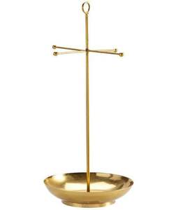 Soporte de joyería de metal dorado, expositor de joyería moderno, organizador de joyería de lujo, expositor de joyería para encimera - Product Image 1