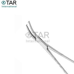 คีมหนีบหลอดเลือด HALSTED MOSQUITO ARTERY FORCEPS 1X2 TEETH CURVED 12.5CM คีมหนีบหลอดเลือดคุณภาพสูง แบบโค้ง  สำหรับการผ่าตัด - Product Image 6