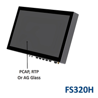 Panel PC Industrial Marino de 32 Pulgadas, Totalmente Impermeable IP67, con Pantalla Táctil PCAP (8GB RAM, 250GB SSD), Opción de UPS Interno, en Stock