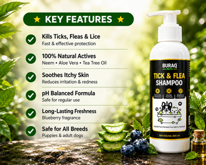 Shampoo anti-tiques et puces pour animaux de compagnie, shampooing nettoyant pour chiens et chats, soin du pelage, fournisseur en gros - Product Image 2