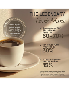 Café Ace Blend à la Crinière de Lion : Concentration Naturelle, Énergie Propre et Soutien Cognitif – Café Fonctionnel - Product Image 4