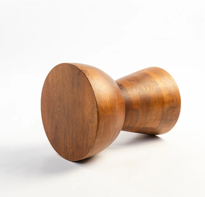 Mango Wood Accent <b>Table</b> and <b>Stool</b> Versatile Wooden Furniture Set for Living Room Bedroom Home Decor and Everyday Use - Product Image 1