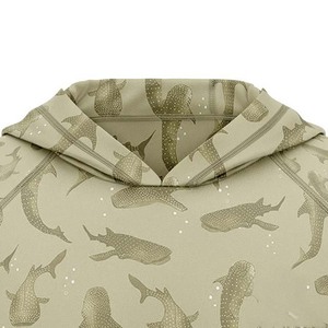 Sudadera de Pesca de Manga Larga para Hombre, Estampado de Tiburón por Sublimación, Protección UPF 50, Ropa de Poliéster de Secado Rápido - Product Image 4