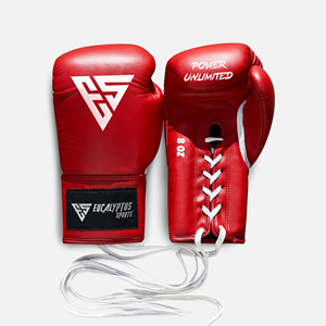 ถุงมือชกมวยหนังแท้สำหรับนักสู้, ถุงมือหนังแท้สำหรับแข่งขัน EHWC-R-190น้ำหนักเบา - Product Image 3