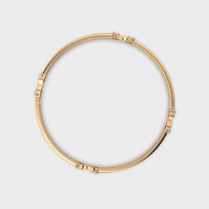 กำไลข้อมือเพชรทรงกลมเพาะเลี้ยงในห้องปฏิบัติการ รับรองโดย IGI ดีไซน์ปมอินฟินิตี้ ทำจากทอง 14K สีเหลือง / ขาว / ชมพู - Product Image 2