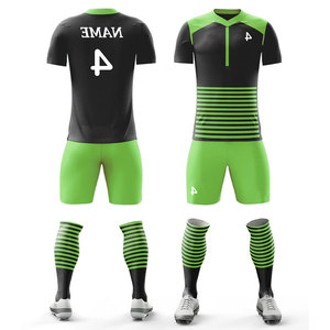 Quick Dry Sports Uniform Sets Soccer Uniform Men Customized Option Football Jersey Kits Printed Rugby <b>Athletic</b> Sets Summer - Product Image 4