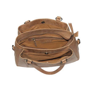 Sac fourre-tout pour femme de grande capacité avec deux poignées et une bandoulière amovible pour le bureau et les occasions décontractées - Product Image 2