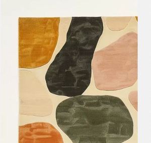 พรมขนสัตว์/ผ้าฝ้ายคุณภาพโรงแรม หรูหรา นุ่มพิเศษ หนาเป็นพิเศษ สำหรับห้องนอนและห้องนั่งเล่น ดีไซน์ทันสมัย พิมพ์ลายตามสั่ง - Product Image 2