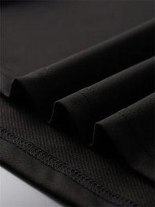 Custom Streetwear Manufacturer Boxy Stripe 100% Cotton Tshirt Set Men's Baggy Blank Heavyweight T-shirt and Short Set - Product Image 3