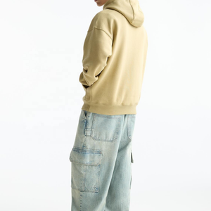 Best Quality Men's Oversized <b>Thermal</b> <b>Fleece</b> Hoodies Customizable Quick Dry Breathable Casual Wear High Visibility Design - Product Image 4