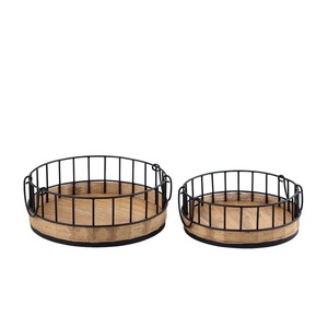 Eco Friendly Wooden Storage <b>Basket</b> <b>for</b> Farmhouse Home Decor <b>Shelf</b> Organization and Daily Storage Needs <b>for</b> Sale - Product Image 3