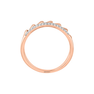 แหวนเพชรเพาะเลี้ยงแบบสองวงสำหรับผู้หญิง ทอง 10K 14K 18K เงิน 925 935 ขายส่งเครื่องประดับชั้นดี - Product Image 4