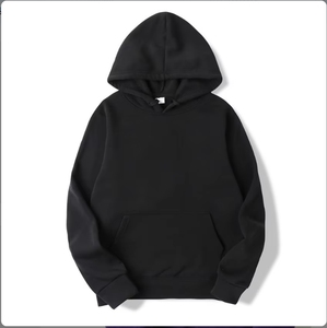 Sweat à capuche décontracté pour homme en coton épais de haute qualité, coupe droite, épaules tombantes, en polaire, séchage rapide, respirant, idéal pour l'hiver - Product Image 2