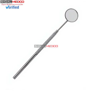 Miroir buccal dentaire # Outil d'inspection dentaire professionnel allemand en acier inoxydable à 5 poignées manuelles, instrument ORL ergonomique - Product Image 5