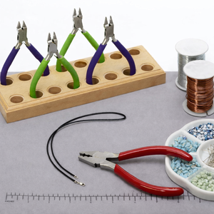 Pince à sertir pliable pour cuir, daim et fabrication de bijoux, outil de sertissage professionnel avec poignée rouge, 5,5 pouces - Product Image 5