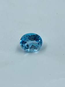 Topacio Azul Cielo Natural, Corte Brillante Redondo de 10x12 mm, 6.24 Quilates, Piedra Suelta para Joyería - Product Image 6