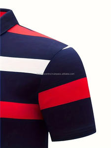 Precio al por mayor camiseta de los hombres baratos logotipo personalizado superventas de secado rápido hombres camiseta polos, polos de los hombres - Product Image 2