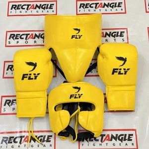 Ensemble de boxe professionnel de qualité supérieure, ensemble de sparring personnalisé avec logo, équipement de combat, ensemble de sparring en gros, ensemble d'entraînement en cuir véritable - Product Image 1