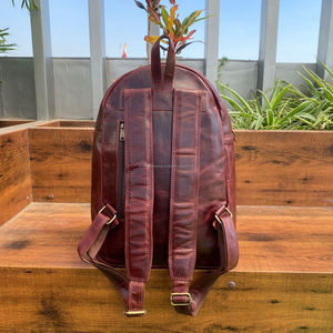 Vente chaude Drop Shipping Vintage Noir En Cuir Véritable Sac À Dos Sac Pour Voyage Hommes En Cuir De Vachette De Luxe Ordinateur Portable Sacs À Dos - Product Image 5