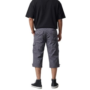 Men's New Designs Canvas Cargo Pants Elastic Waist Multiple Pockets Casual Breathable Cargo Shorts Midweight Autumn Wear 2026 - Product Image 2