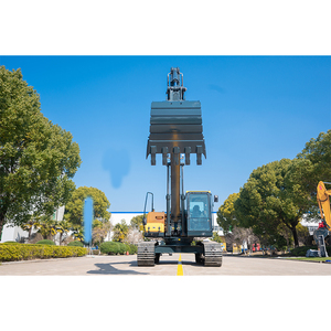 Excavadora de cadenas HX210L amarilla, excavadora hidráulica sobre orugas para construcción y movimiento de tierras - Product Image 2