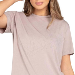 Camisetas de alta comodidad para mujer, diseñadas para pedidos a gran escala e impresión de logotipos. - Product Image 2