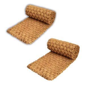 Tapis en fibre de coco tissé à la main, le plus vendu, 100 % fibre de coco, antidérapant, pour aménagement paysager, biodégradable, contrôle de l'érosion, usage domestique - Product Image 1
