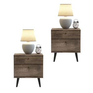 Modern Simple Bedside Nightstands With Wooden Two Drawers From Central Java Indonesia At Good Prices - Product Image 6