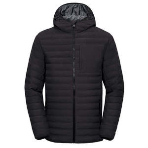 Fully Customized <b>Men's</b> Waterproof <b>Canvas</b> Puffer <b>Jackets</b> Polyester Wadding Filled Winter DDP Shipping - Product Image 2