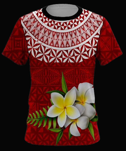 Camiseta de Manga Corta con Estampado Polinesio 3D Vintage, Diseño de Tatuaje de Flores de Samoa, para Hombre y Mujer, Estilo Urbano, Sublimación - Product Image 2
