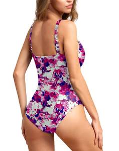 Traje de Baño Sublimado para Mujer, Fácil de Lavar, Material Duradero, Transpirable, Cómodo, Antiarrugas, Ropa de Playa - Product Image 6