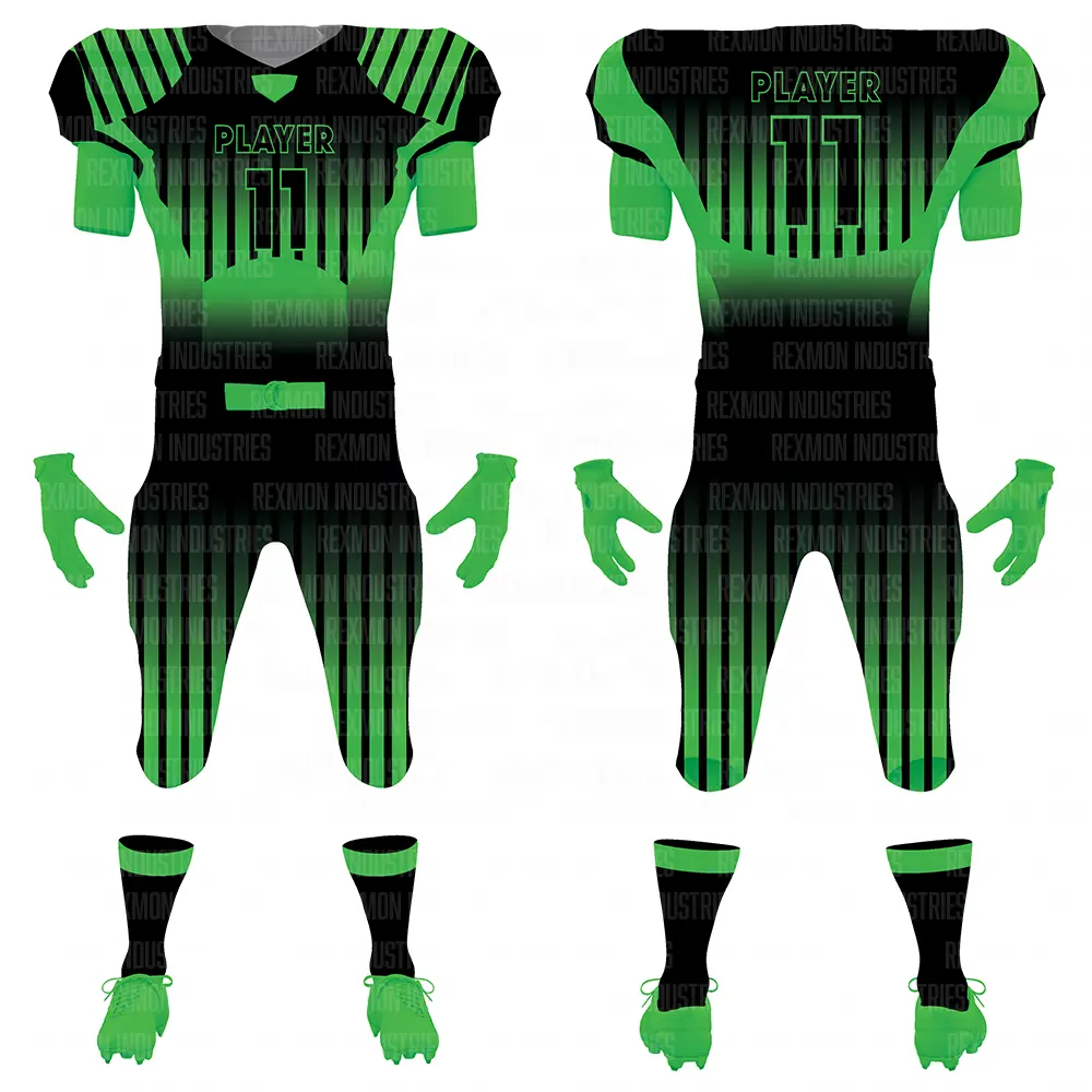 Vendita calda sublimazione maglia da Football americano Custom Team Football Wear per uomo uniforme da Football americano giovanile all'ingrosso