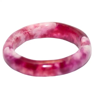 Brazaletes de Resina Hechos a Mano de Color Azul para Mujer, Accesorios de Moda Elegantes, Joyería para Bodas y Fiestas - Product Image 4