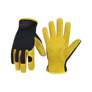 <b>Long</b>/Short Cuff Sheepskin Knitted Linerless Flexible Safety Work <b>Gloves</b> Fire-Resistant Aramid Reinforced Thumb Welding <b>Gloves</b> - Product Image 2