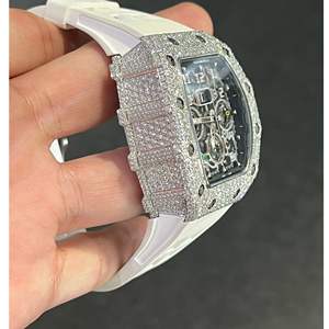 Fournisseur professionnel de montres en diamants cultivés en laboratoire pour hommes et cadeaux, prix d'usine en provenance d'Inde - Product Image 4