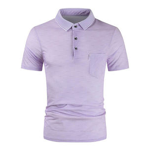 Polo cómodo de algodón elástico, transpirable, ligero, informal, para uso diario, oficina, golf, conjunto de verano - Product Image 3